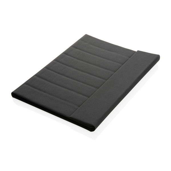 Impact Aware A4 portfolio, recycled polyester - Black