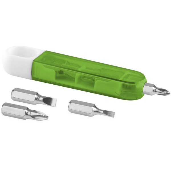 Forza 4-function screwdriver set - Lime