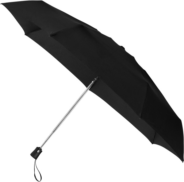 MINIMAX - Parapluie pliant - Ouverture et fermeture automatique - Impermable au vent -  90 cm - Noir