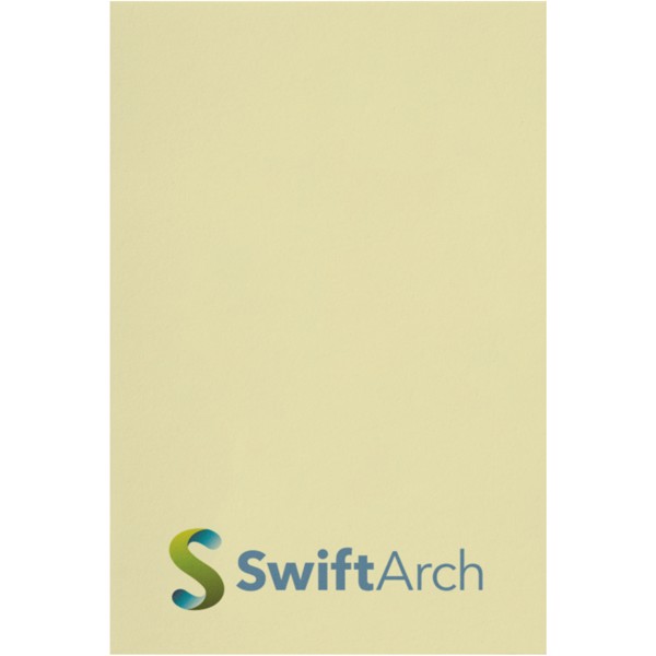 Sticky-Mate® A8 memoblok 50x75mm - Lysegul / 25 pages