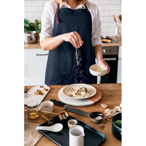 Denipur kitchen apron, 240 g/m² denim