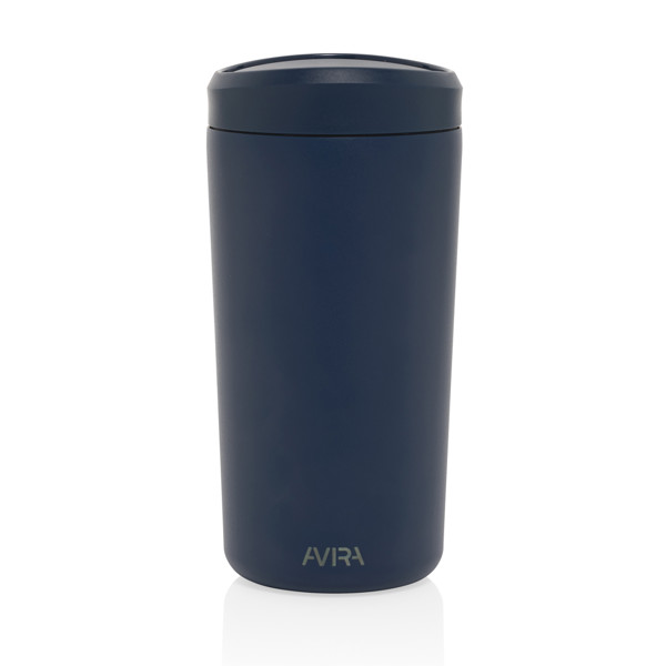Mug 400ml en acier recyclé RCS Avira Alix - Bleu Marine