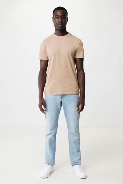 T-shirt en coton recyclé non teinté Iqoniq Manuel - Heather Brown / XXL