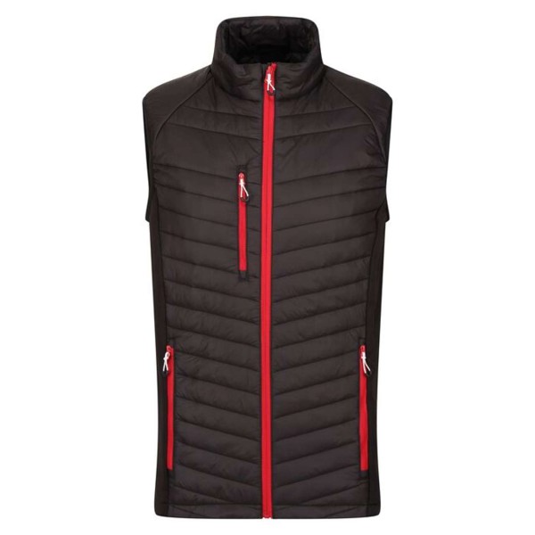 Navigate Hybrid Bodywarmer - Black / Classic Red / S