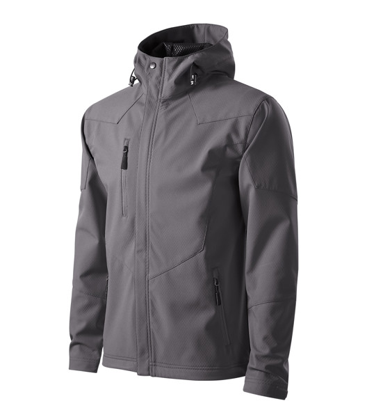 Softshellová Bunda Pánská Malfini® Nano - Ocelově Šedá / 2XL
