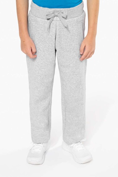 Kid's Jogging Bottoms - White / 8/10