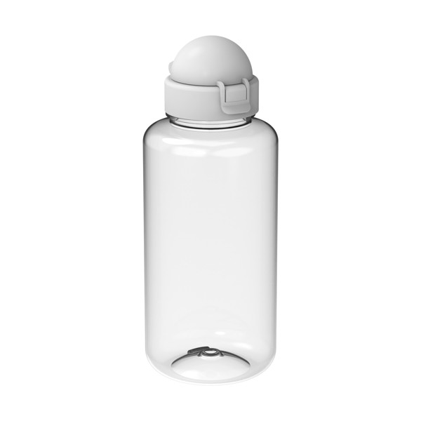Drinking Bottle "Junior", 700 Ml, Renew - Transparent / White