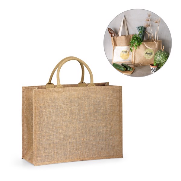 SHANTI. Sac en toile de jute (360 g/m²)