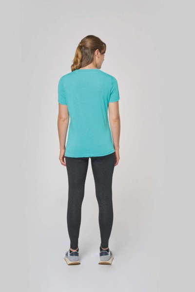 Ladies' Triblend Round Neck Sports T-Shirt - French Navy Heather / M