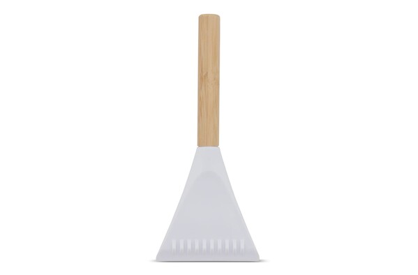 Ice Scraper Bamboo & R-PP - White