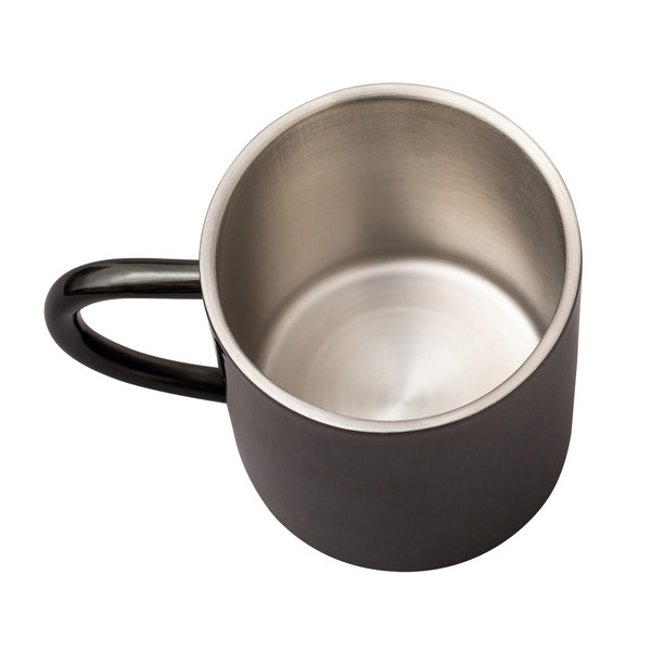 300 ml Stalwart stainless steel mug - Black