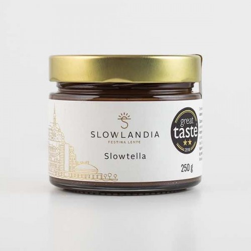 SLOWTELLA - Krém z lieskovcov a kakaa 250g sklo