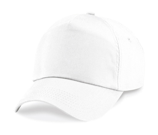 Junior Original 5 Panel Cap - White / ONE SIZE