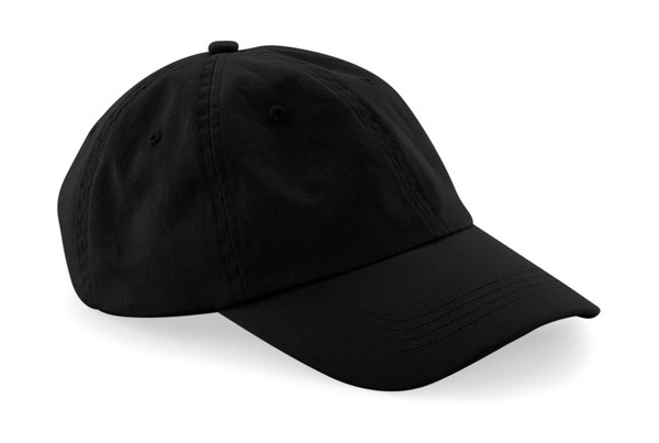 Low Profile 6 Panel Dad Cap - Black / ONE SIZE