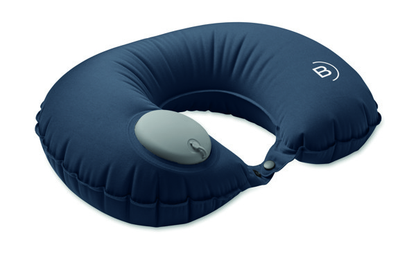 Cuscino da viaggio gonfiabile Heddow - Blu