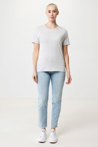 Dámské tričko IQONIQ Yala z recykl. bavlny - Light Heather Grey / M