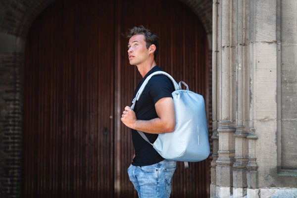 Xd Design Bobby Soft backpack, 15.6 inch, rPET - Mint Green / Light Grey