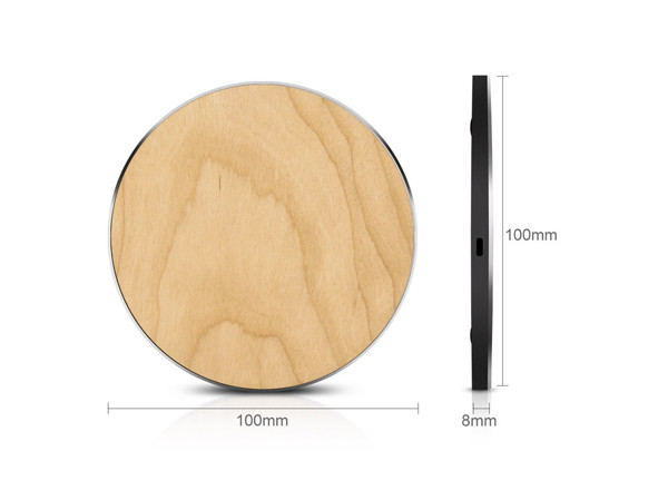 Wooden wireless fast charger