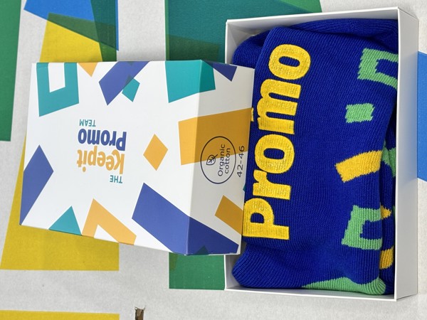High Quality Organic Cotton Socks with Custom Gift Box