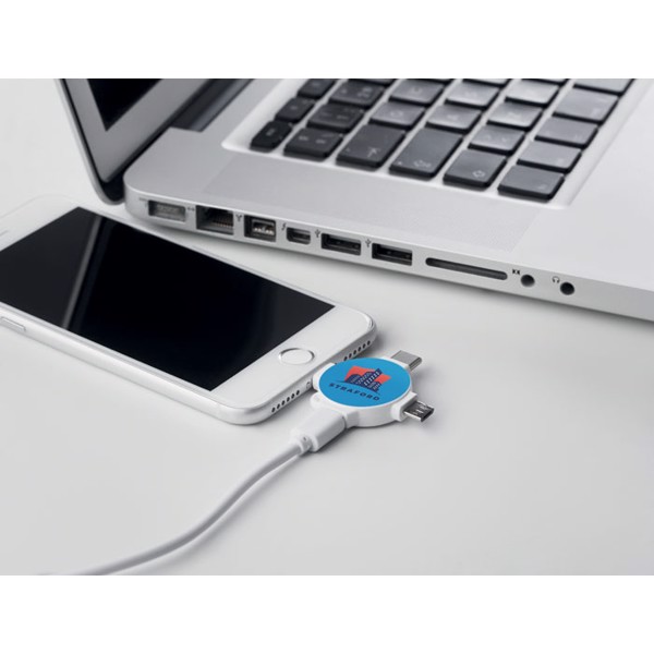 Ligo Cable 3-in-1 adapter, micro-USB,type-C, iOS