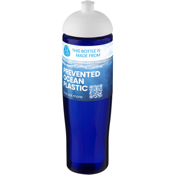 Garrafa desportiva  de 700 ml H2O Active® "Eco Tempo" - Branco / Azul