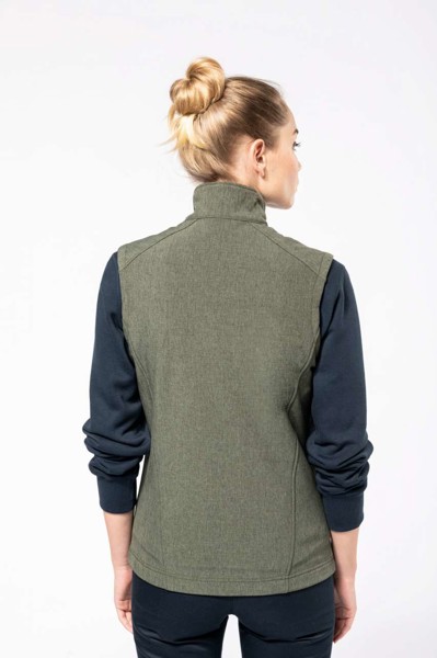 Ladies' Softshell Bodywarmer - White / XL