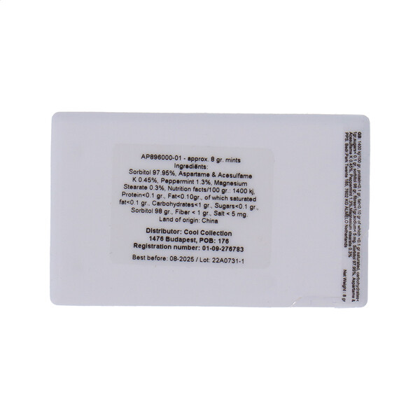 Cukorkás Doboz Card - Fehér