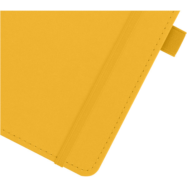 Bloco de notas de capa dura de plástico oceânico Thalaasa - Amarelo