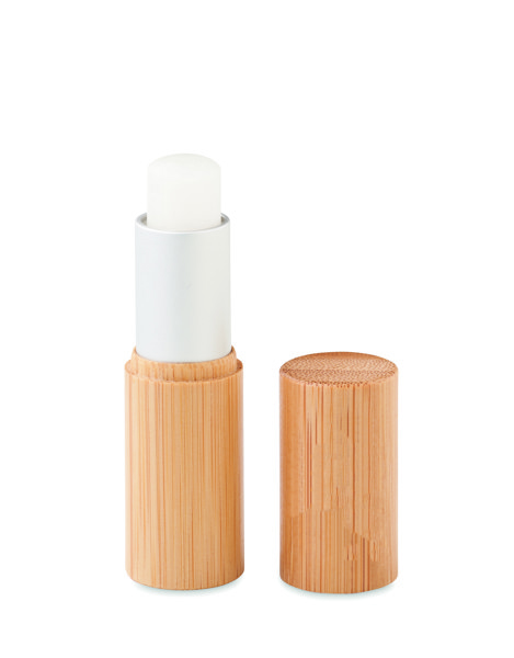 Lip balm in bamboo tube box Gloss Lux