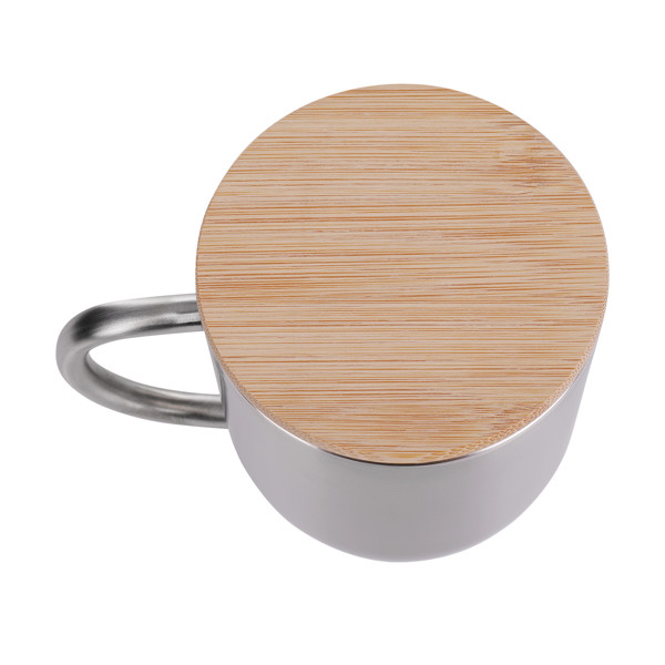 350 ml Maloy steel mug - Silver