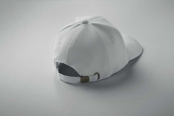 6-PANEL CZAPKA Z DASZKIEM 260 Buffalo - Biały