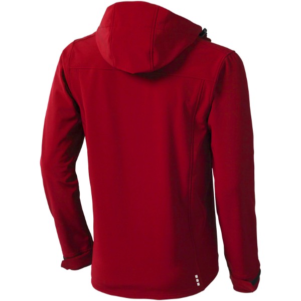 Langley men's softshell jacket - Red / M