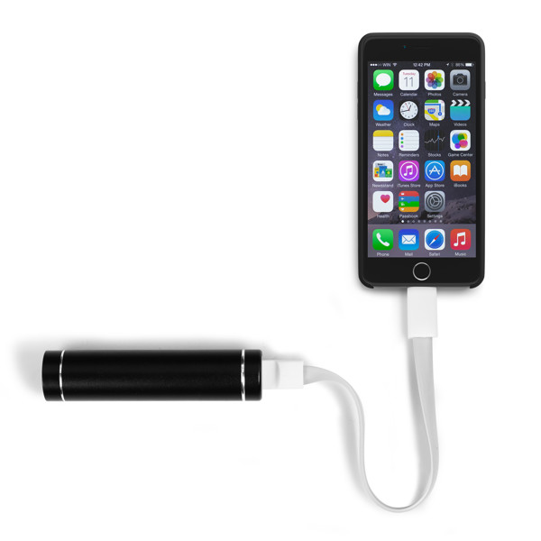 Chargeur 2200mAh TUBE - ARGENT