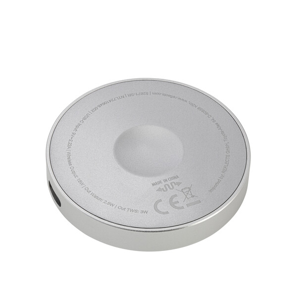 3 in 1 Chargeur sans fil magnétique QUIMO - argenté