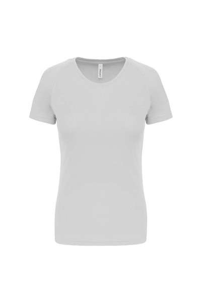 Ladies' Short-Sleeved Sports T-Shirt - White / M