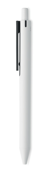 Recycled ABS push button pen Side - Black