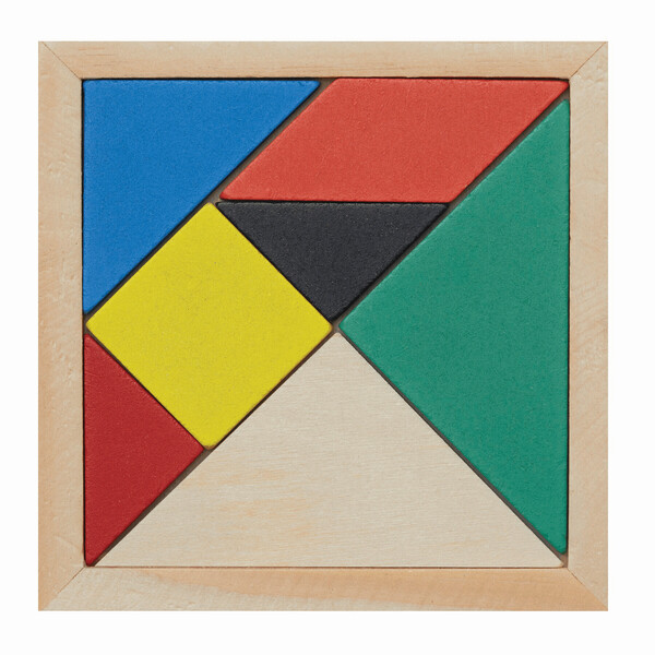 Wooden Puzzle Tangram Base