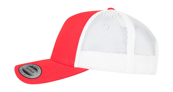 5-Panel Retro Trucker 2-Tone Cap - Black / White / ONE SIZE