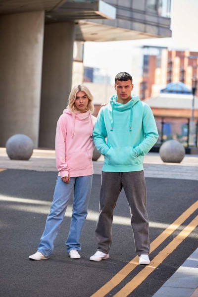 Cross Neck Hoodie - Vanilla Milkshake / XS