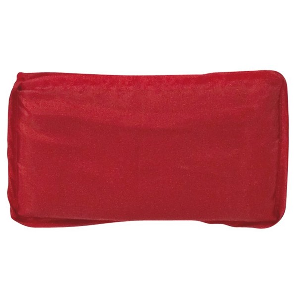 SAC SHOPPING REPLIABLE EN POLYESTER 190T - Rouge