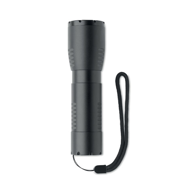 Enta LED flashlight, 200 lumen, aluminium