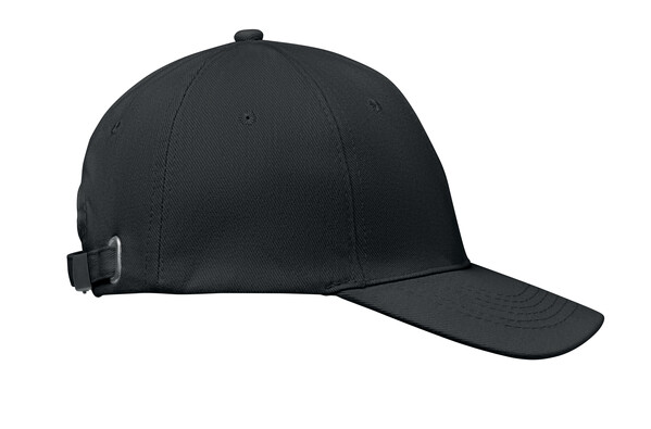 6 panelová baseballová čepice Buffalo - Černá