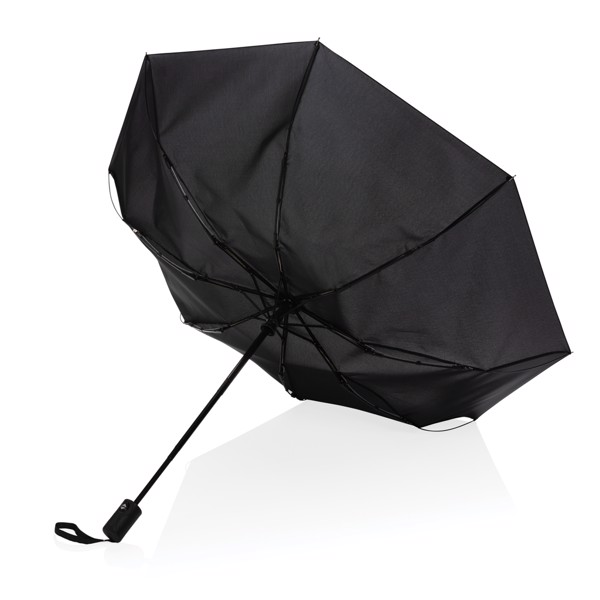 21" auto-open/close deštník Impact ze 190T RPET AWARE™ - Černá