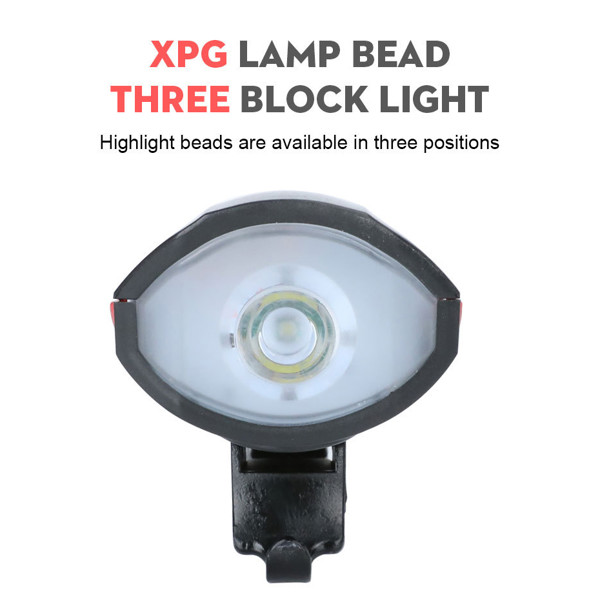 Bicycle light with horn