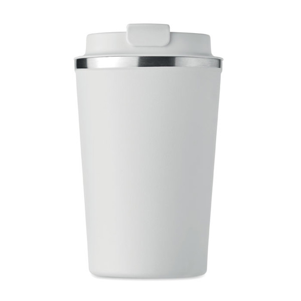 Double wall tumbler 350 ml Brace - White