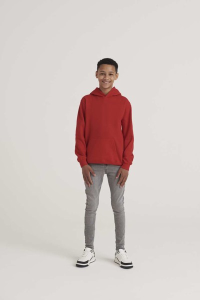 Dječja majica s kapuljačom - Platinum Siva / 9-11 years