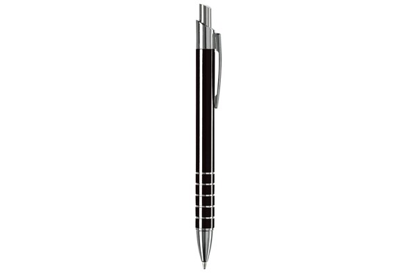 Talagante aluminum ball pen 5 rings - Black