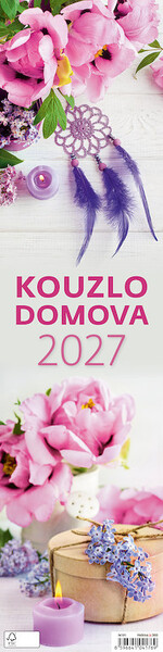 Nástěnný kalendář Kouzlo domova, 12 × 48 cm