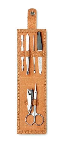 Set 6 kosov Nailkit Cork, orodje iz nerjavečega jekla