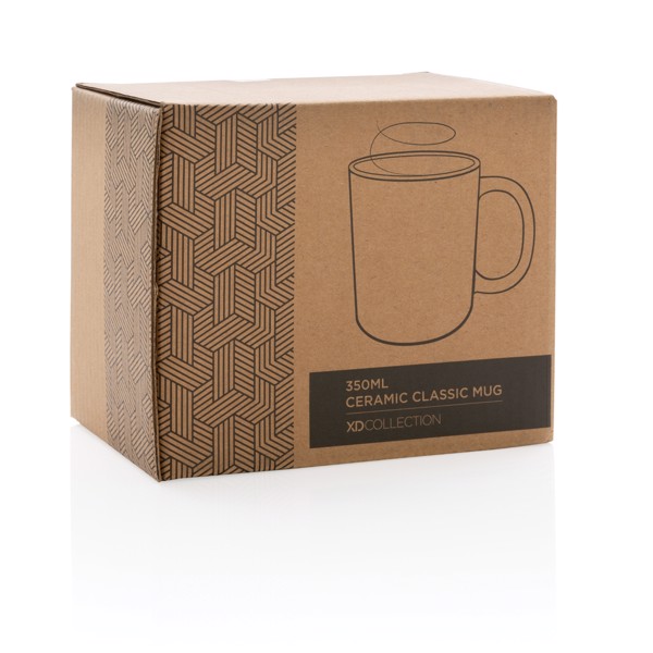 Ceramic classic mug 350ml - Navy